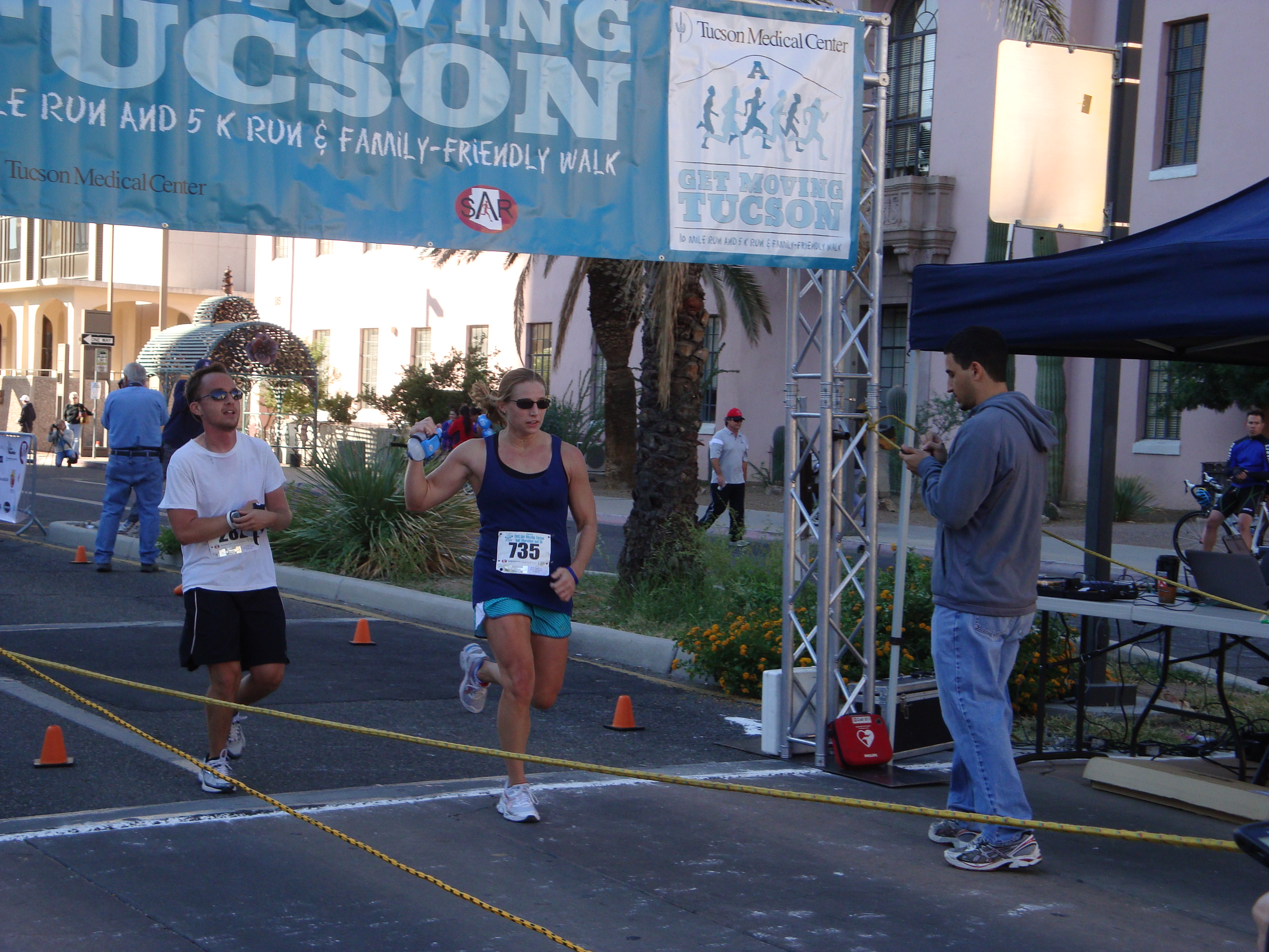 finish line